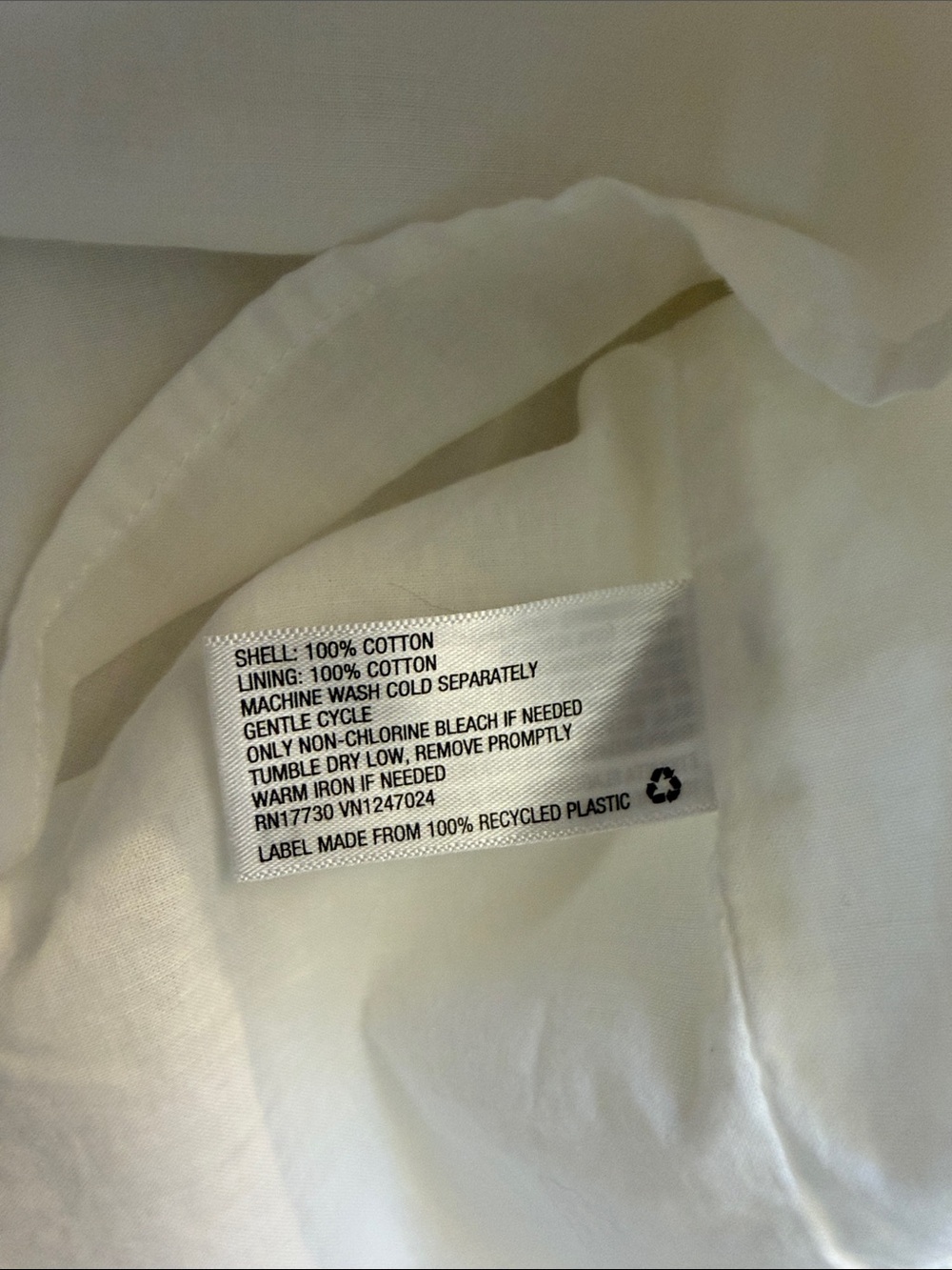 Universal Thread Cotton White Spaghetti Strap Ruffle Shift Dress Size Large - Picture 10 of 10